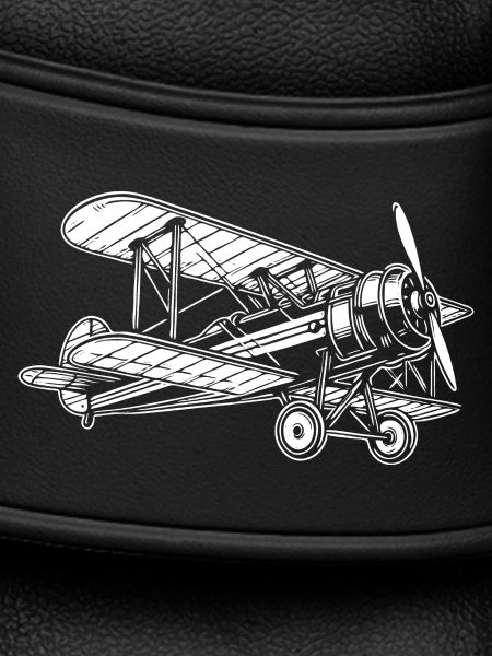 Doppeldecker Oldtimer, Klassisches Flugzeug Design
