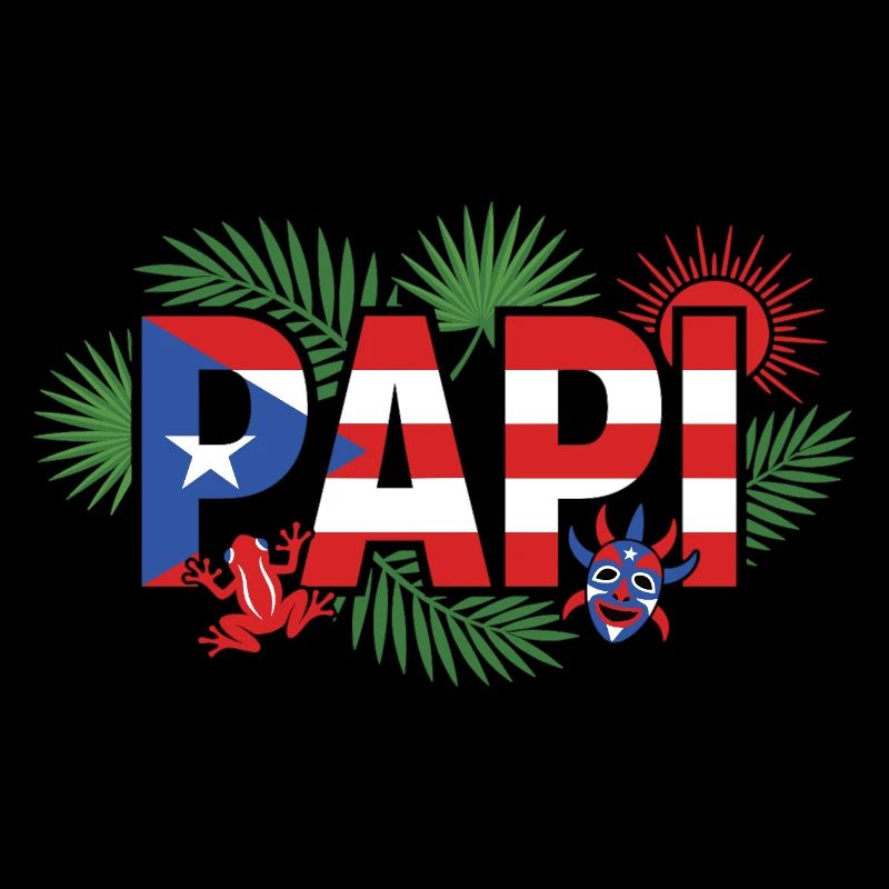 Papi Vacances du drapeau de Porto Rico