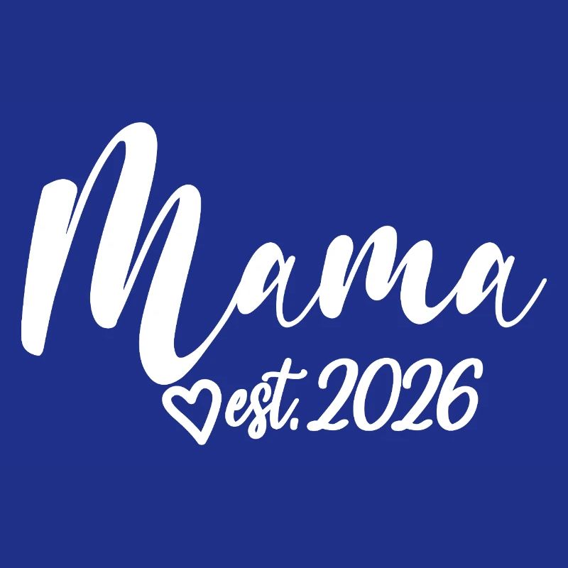 Mama Est. 2026 Muttertags-Schwangerschaft