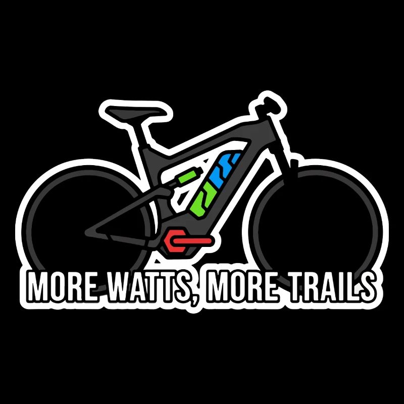 More Watts More Trails eMTB Art