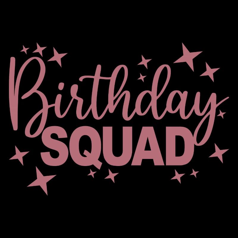 Birthday Squad Matching Gruppe Geburtstagsfeier Geschenk