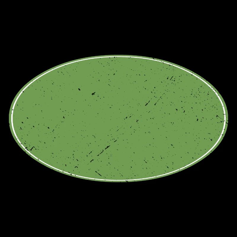 Oval background dirty green