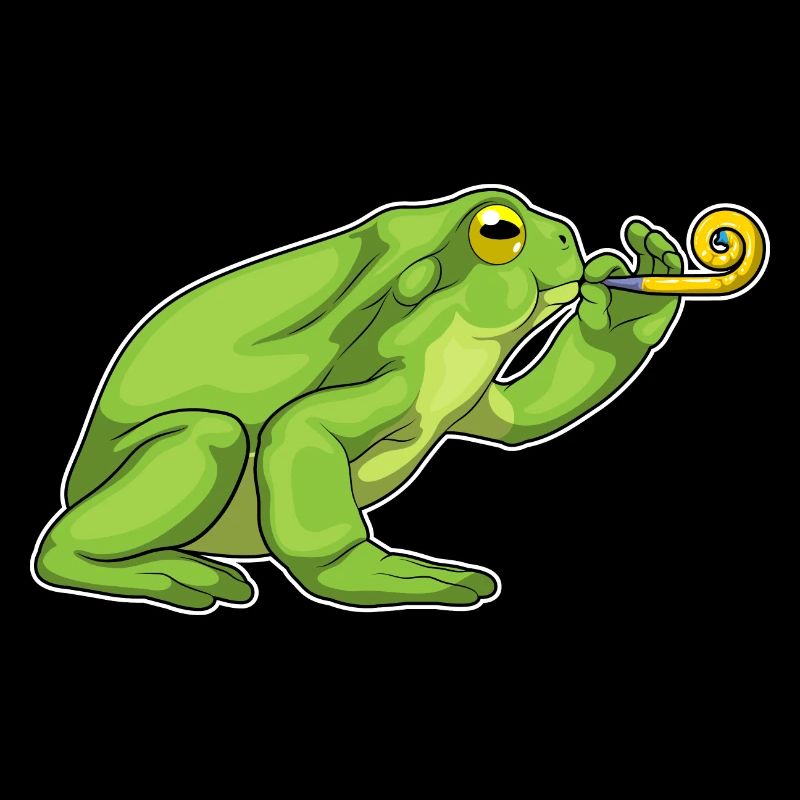 Frosch Geburtstag Tröte