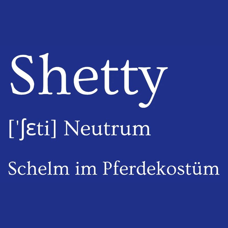 Shetty - Schelm im Pferdekostüm