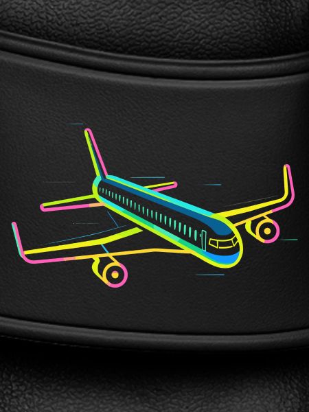 Retro Airplane Graphic