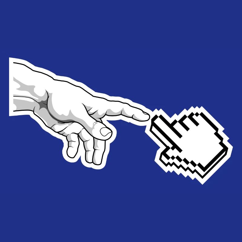 Pixel Pointer Hand Art