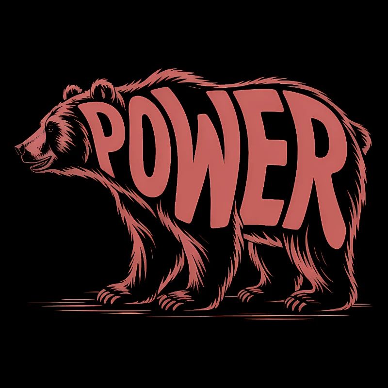 Bär - Cooles Tier Logo