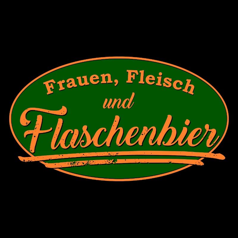 Frauen Fleisch Flaschenbier Retro Schild