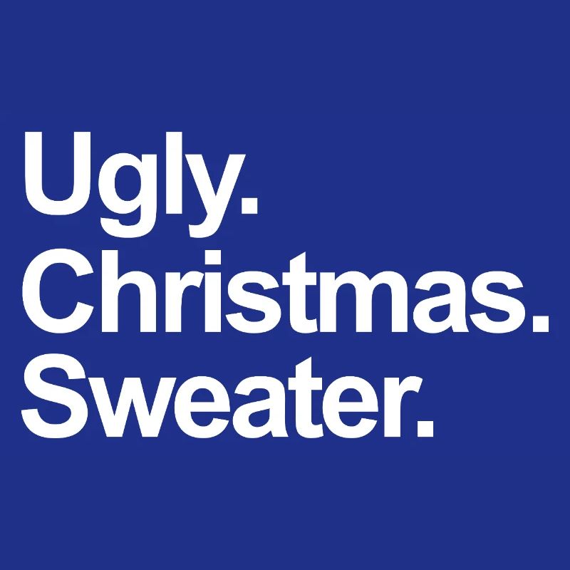 Pull de Noël moche