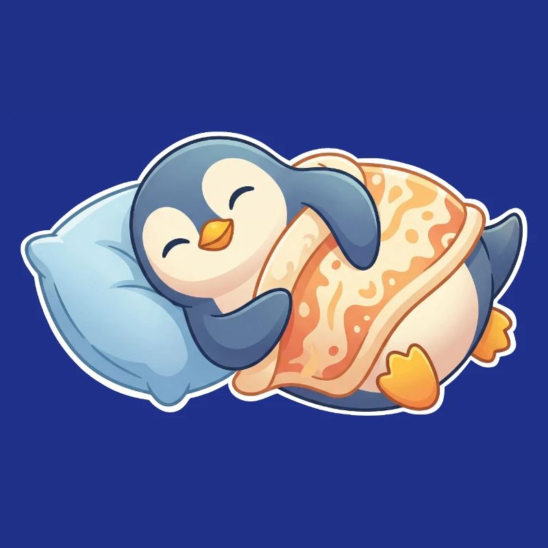 Penguin Sleeping