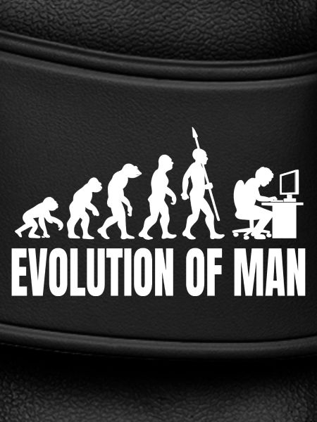 Programmeur Computer Freak Evolution Rétro