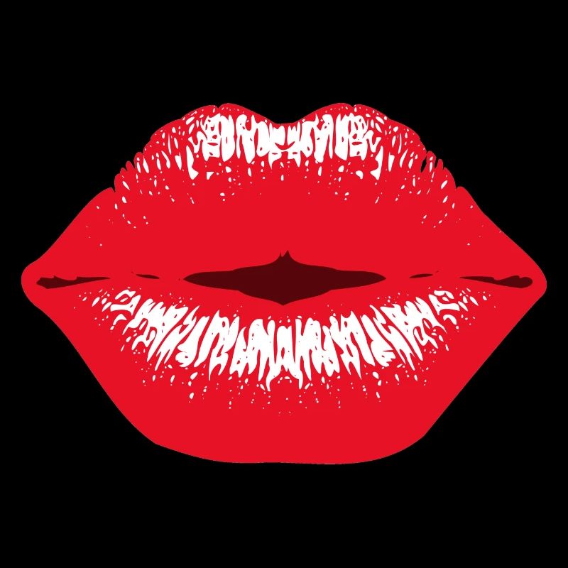 lèvres rouge à lèvres Embrasser déclaration sexy Fun