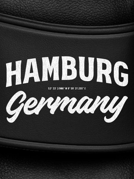 Hamburg Block & Script Emblem