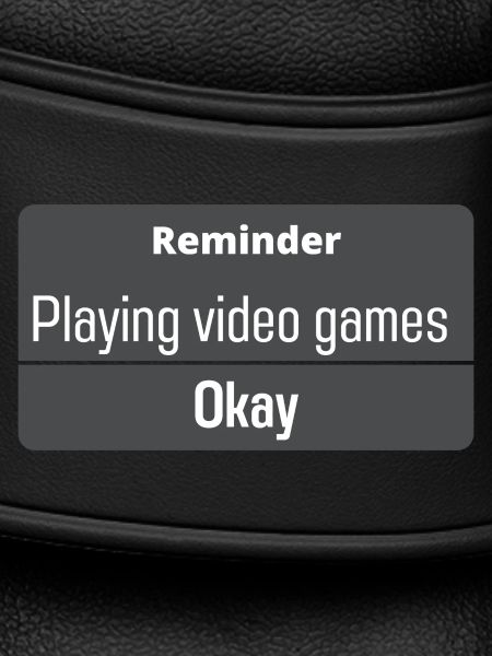 Playing video games