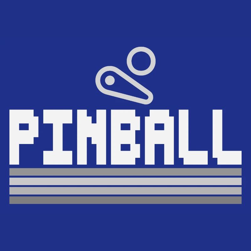 Pinball Flipperautomat Pixel Flipperfinger grau