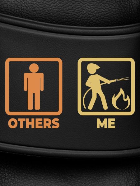 Firefighter Stick Figures