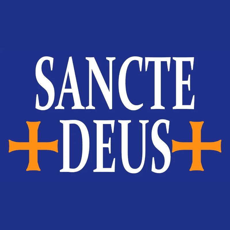 Croix Sancte Deus Conception Religieuse