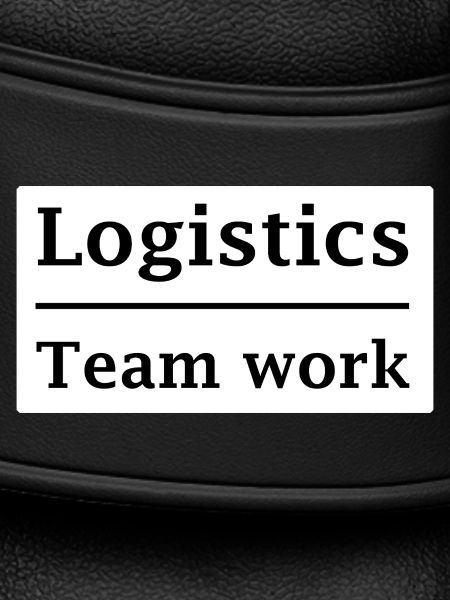 Logistik Teamwork Emblem