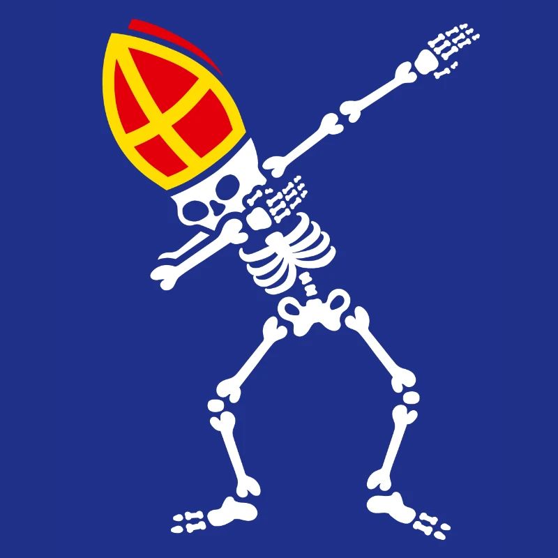 Dab Sinterklaas dab squelette Saint dabbing dabbing