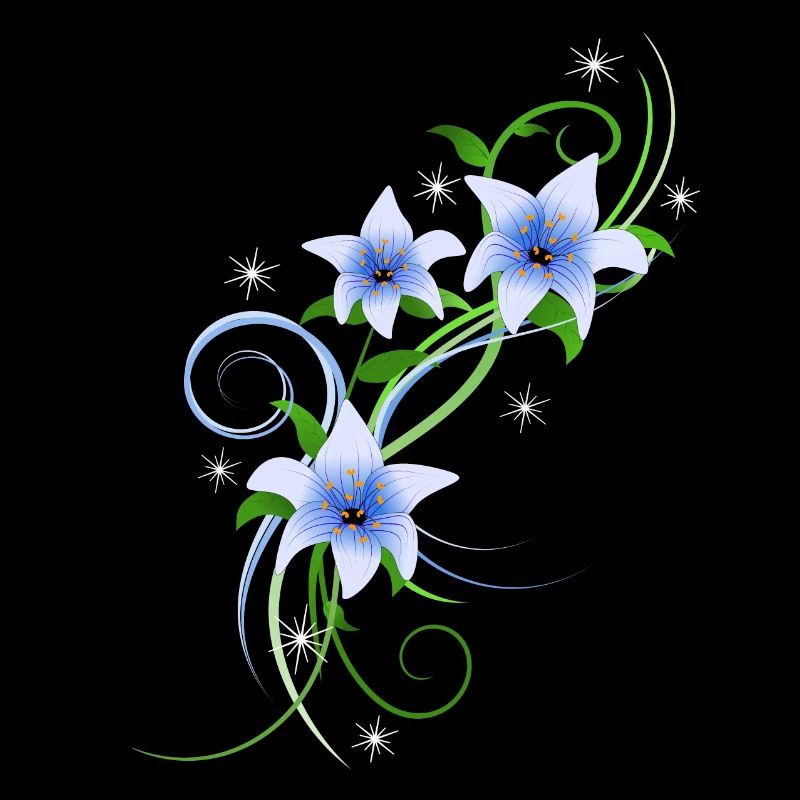 Fleurs lys jardin vivaces fleurs orchidée