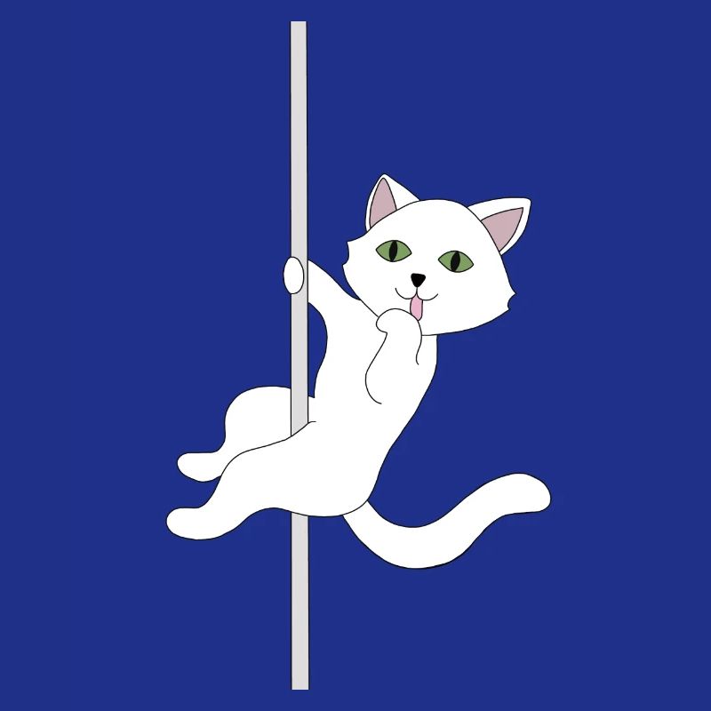 Cat pole dance