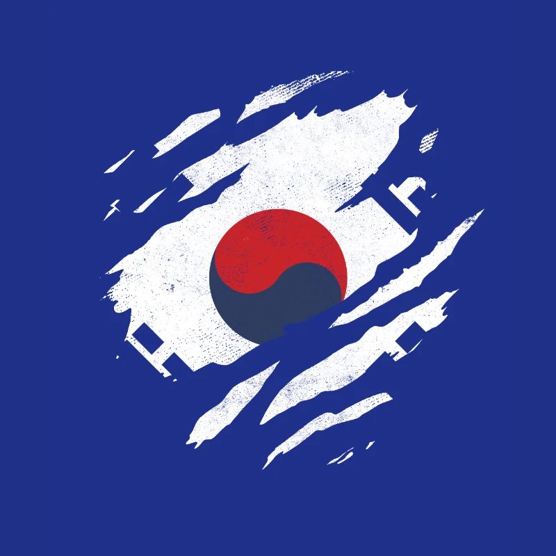 DRAPEAU SUD-CORÉEN CORÉE DU SUD CORÉE DU SUD