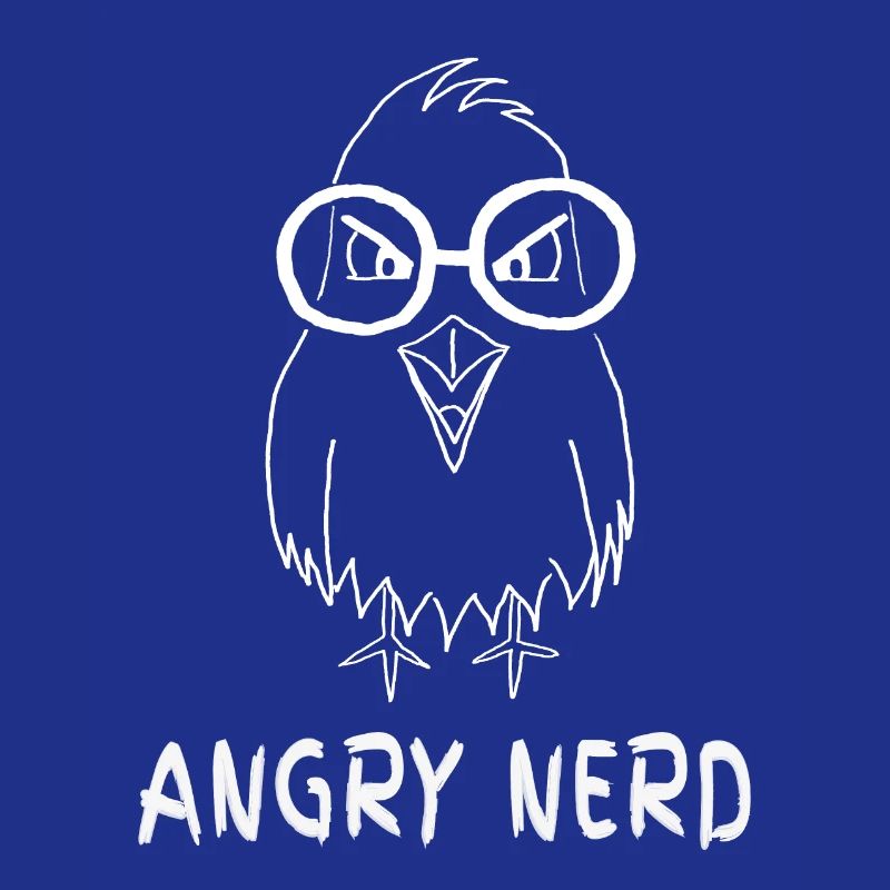 Angry Nerd - Jeu de mots Nerd, Oiseau