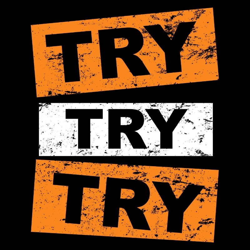 Try try try saying lettering