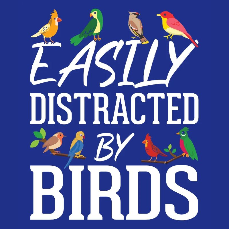 Facilement distrait par les oiseaux