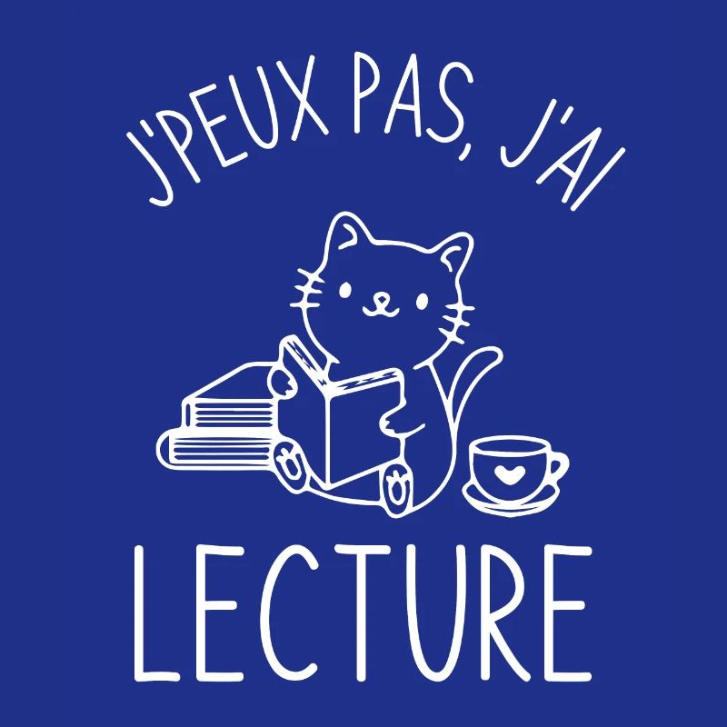 Lecture café chat mignon