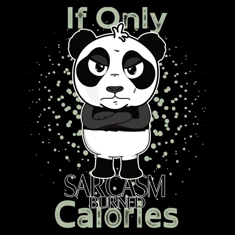 sarcasmo bruciato calorie buffo panda