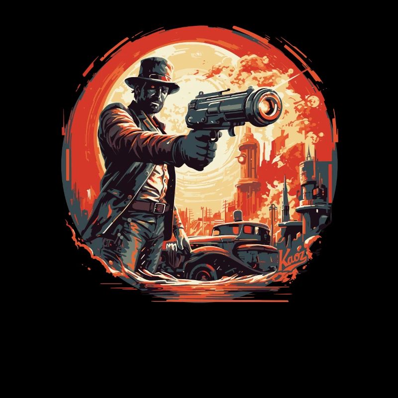 Confrontation de canons à faisceau de science-fiction