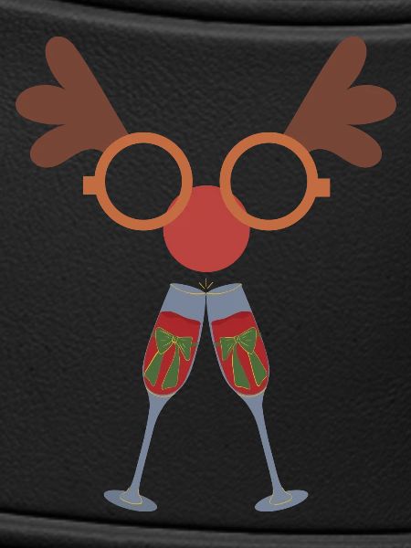 Weihnachtsdesign-Geschenkidee-Feier
