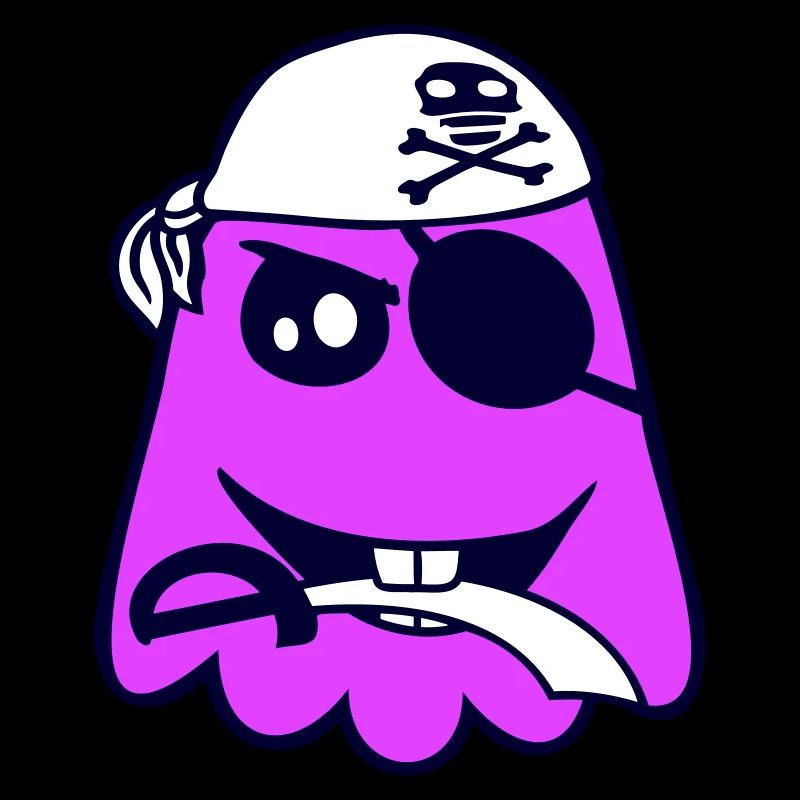 Pirate Ghost Funny Evil Ghost Halloween Fun