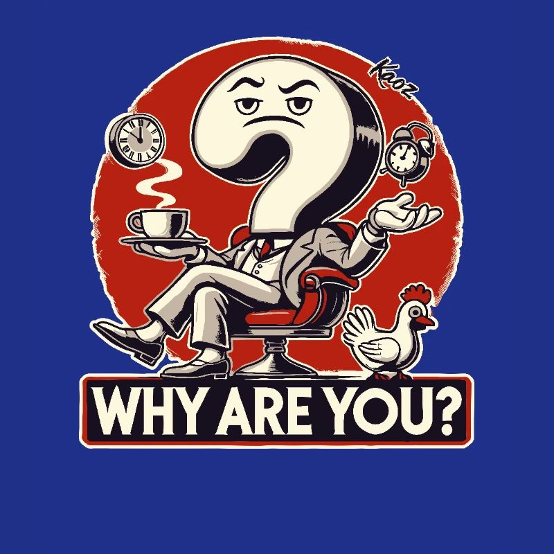 Pourquoi existez-vous ? Point d’interrogation