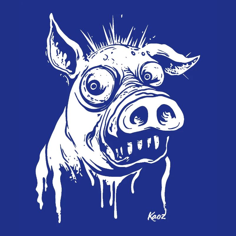 funny horror pig