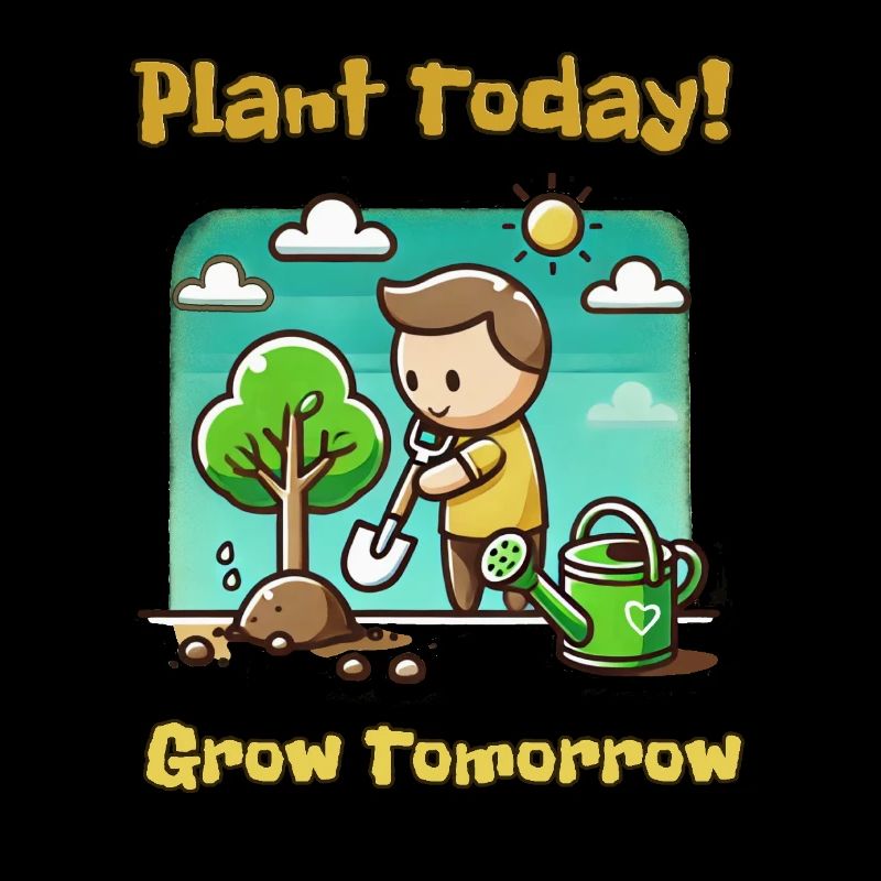 Illustration der Gartenarbeit