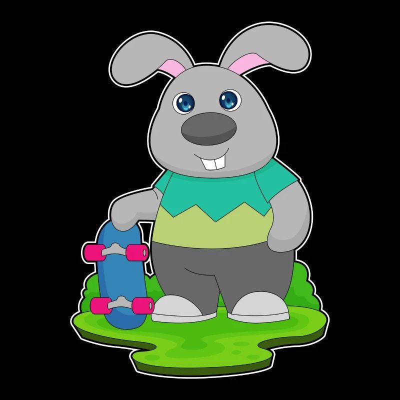 Bunny Skater Skateboard