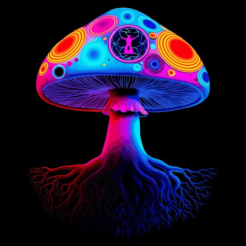 Psychedelischer Pilz