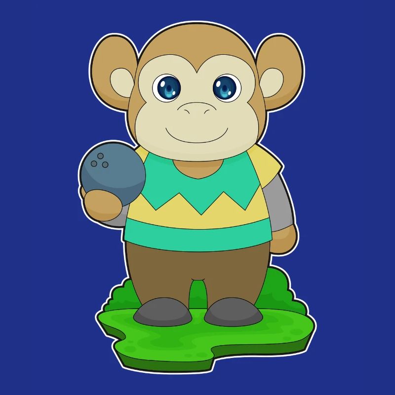 Monkey Bowling Boule de bowling