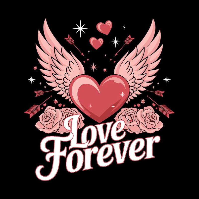 Love Forever - Design romantique pour la Saint-Valentin