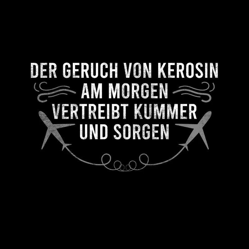 Flugzeug Fan Spruch