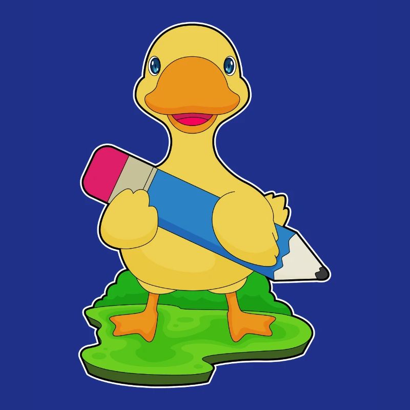 École de crayon Duck Student