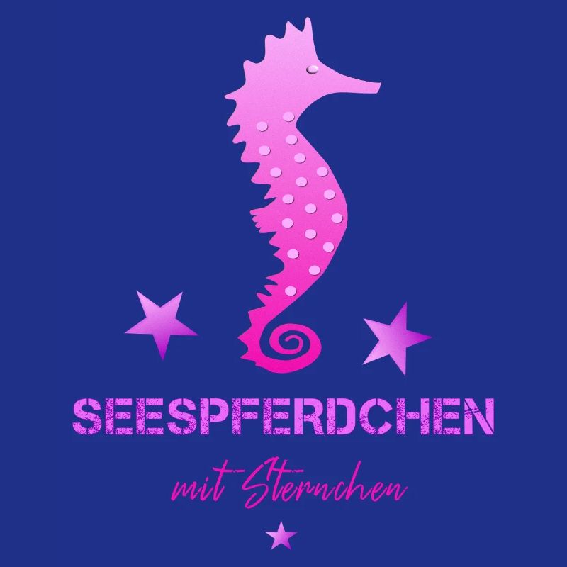 rosa seepferdchen mit sternchen Schwimmabzeichen