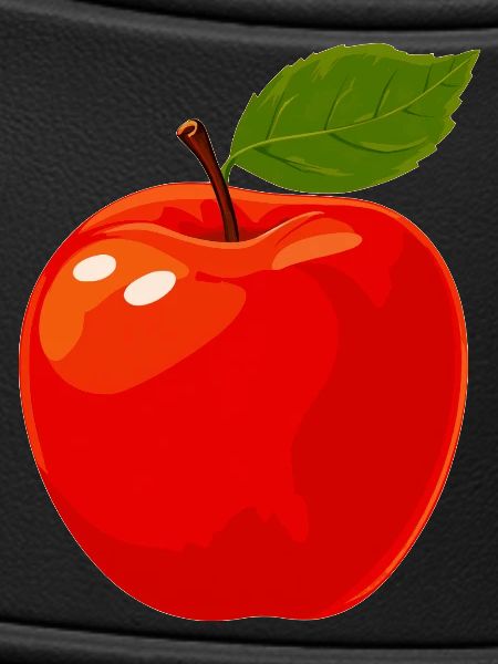 red apple