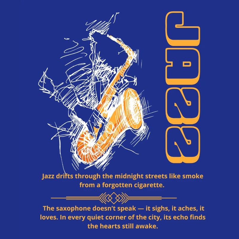 Jazz schwebt wie ein Drache durch die mitternächtlichen Straßen