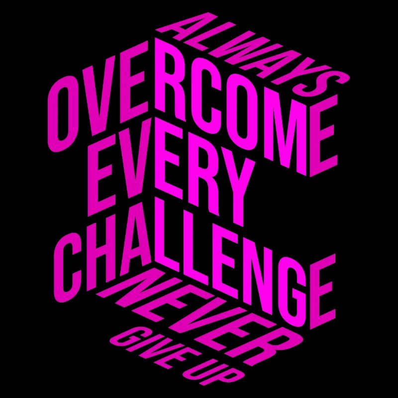 Never give up