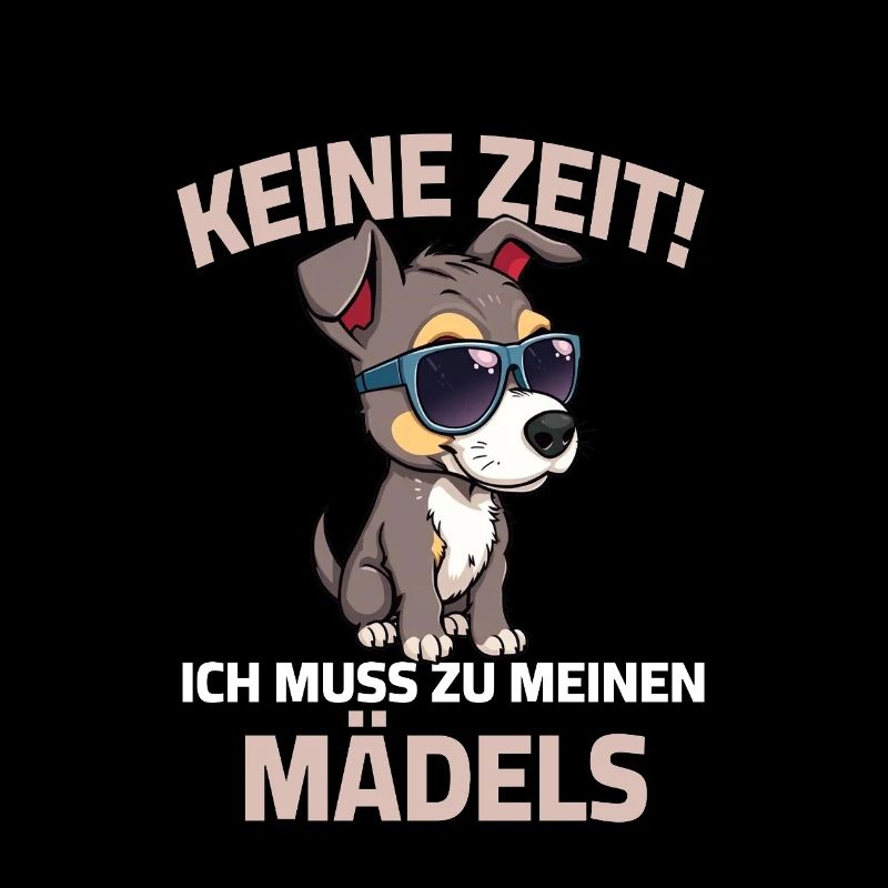 Dicton du propriétaire de chien Pas de temps que j’ai pour les filles