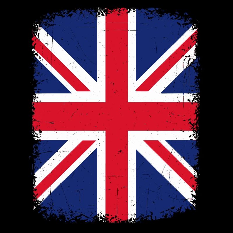 Distressed Union Jack Graphic