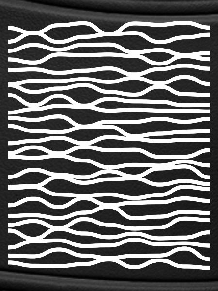 Zebra Wave Stripe Pattern
